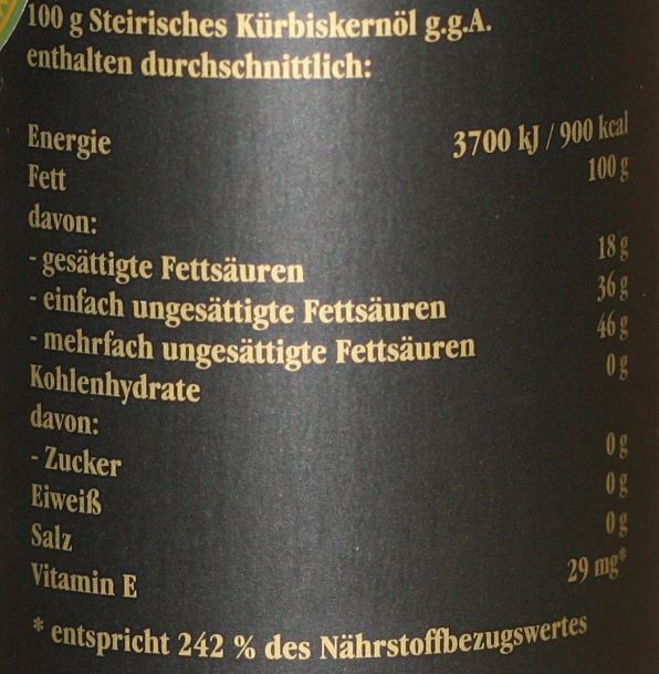 Steir. Premium Kürbiskern Öl, 500 ml