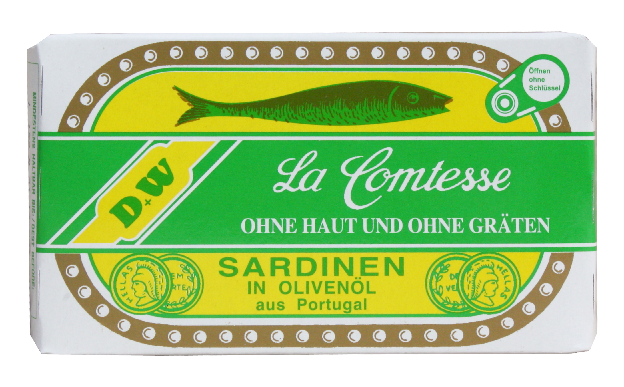 Sardinen in Oliven Öl ohne Haut und ohne Gräten, 125 g