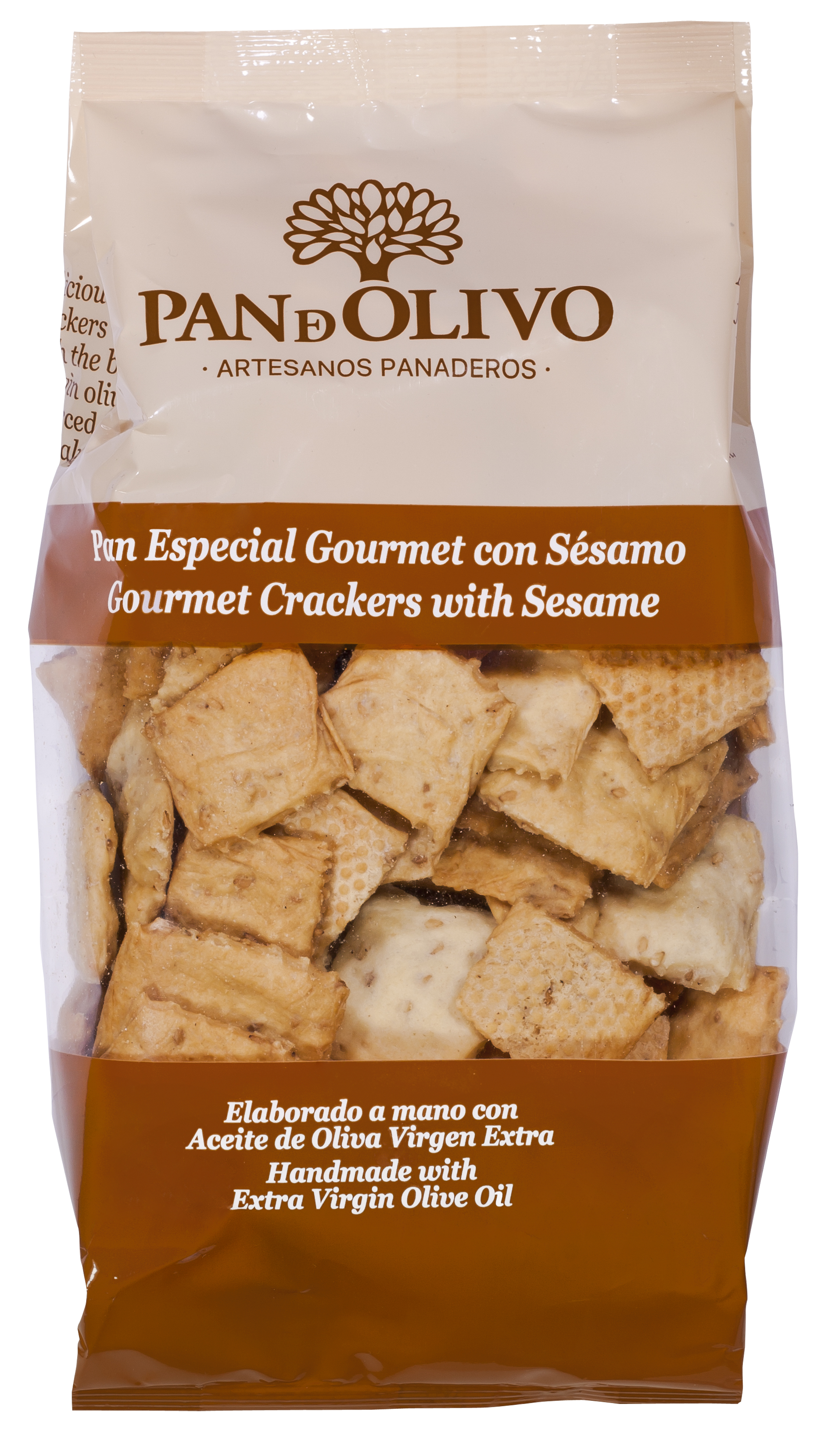 Pan de Olivo / Cracker mit Sesam  