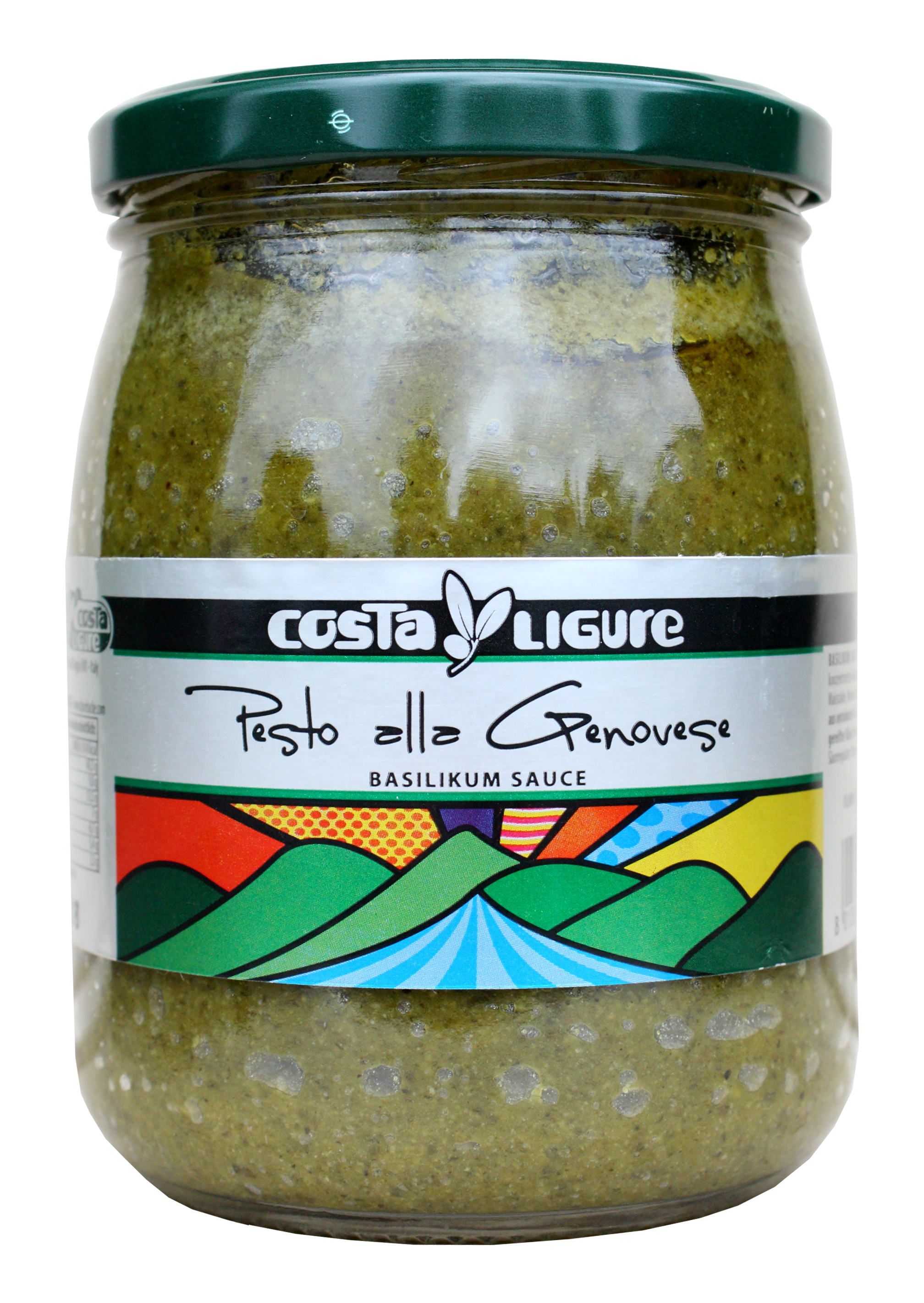 Pesto alla Genovese, Basilikum-Sauce, grün, 500 g