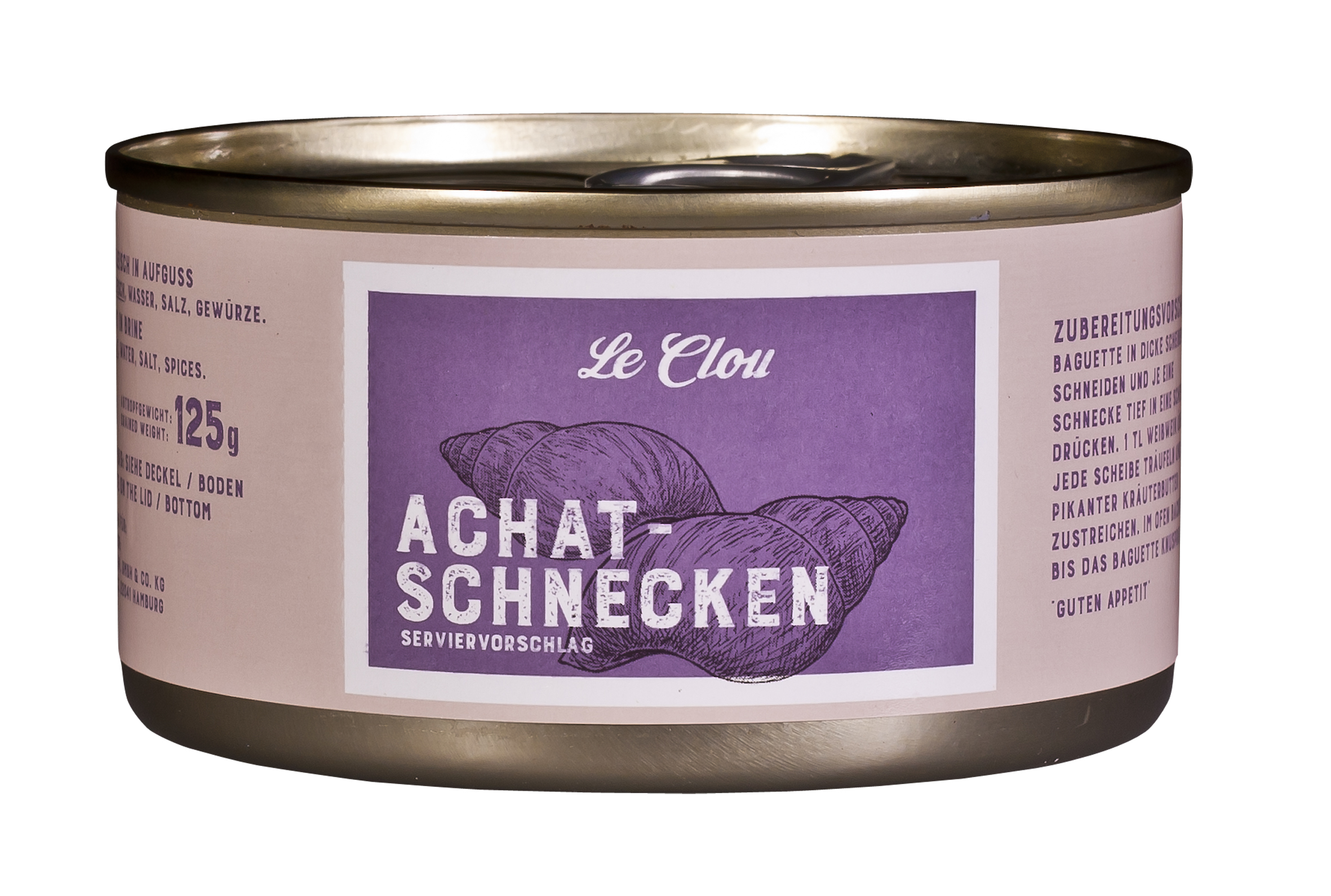 Achat-Schnecken, ca. 2 Dtz. 200 g