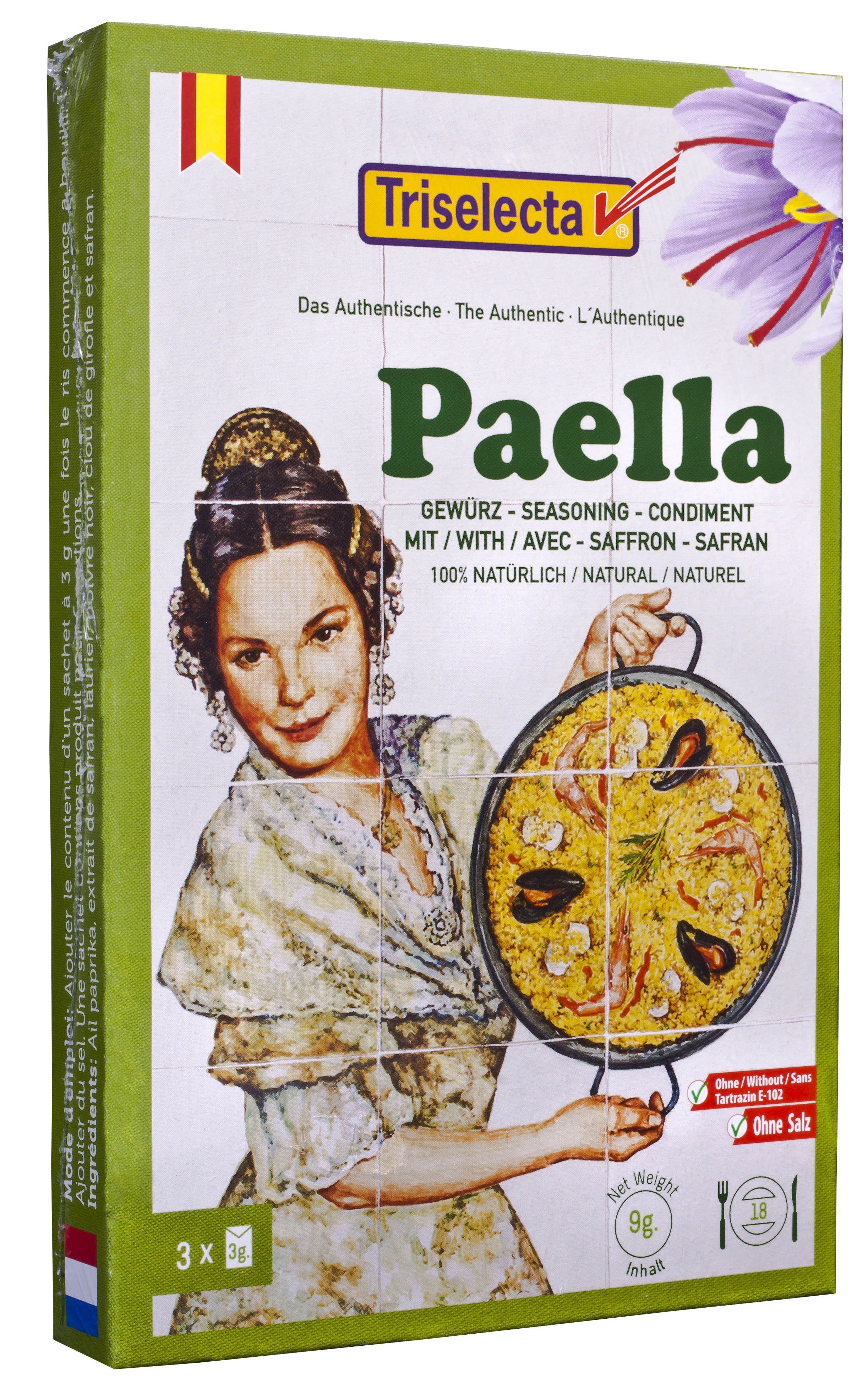 Paella-Gewürz Mix, 3 x 3 g Beutel