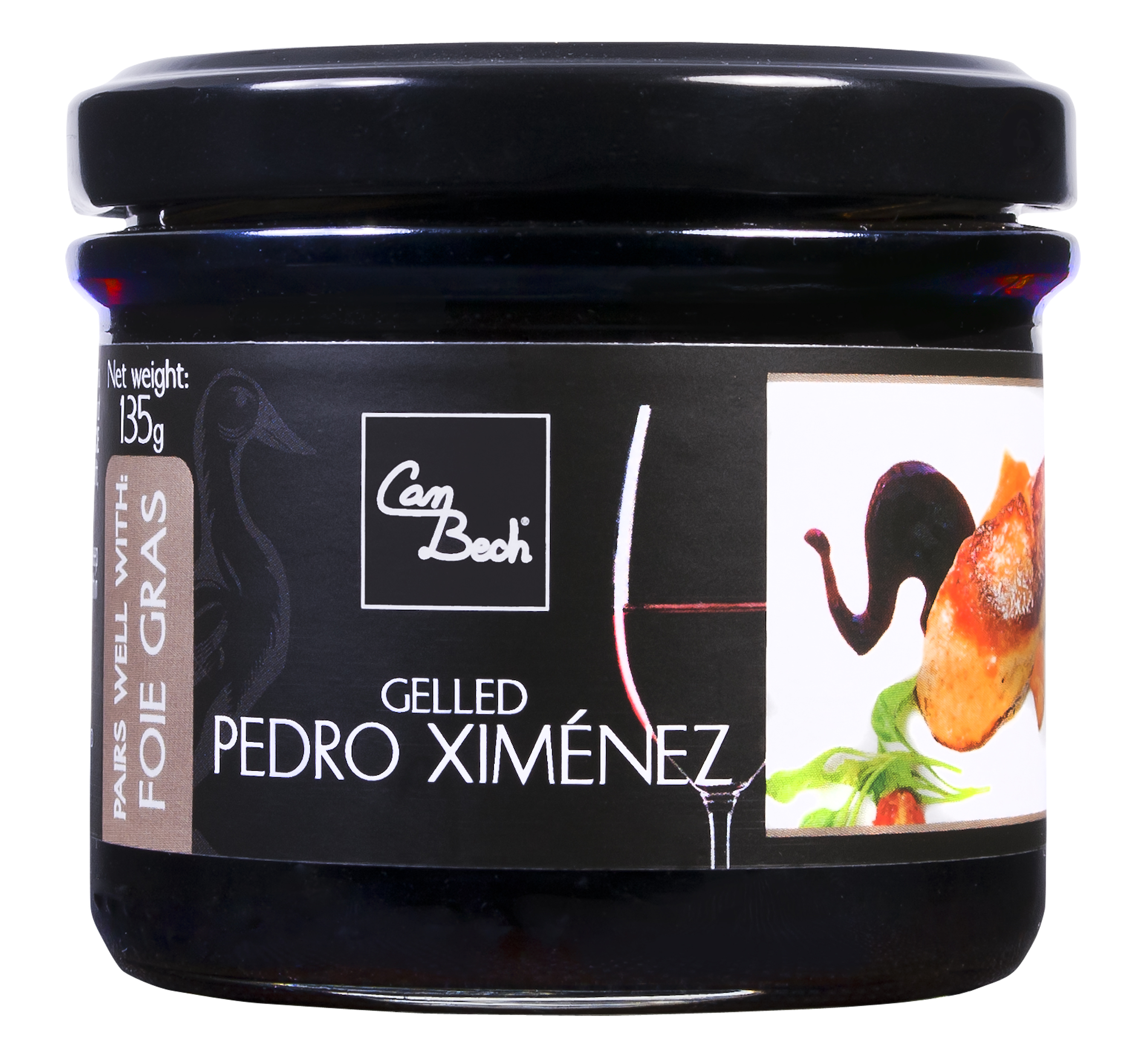 Sherry-Sauce Pedro Ximenez, geeliert